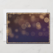 60e verjaardag glitter mijlpaal uitnodiging (Achterkant)