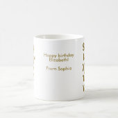 60e verjaardag Gold 60e akoestisch Koffiemok (Center)