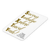 60e verjaardag Gold 60e akoestisch Magneet (Linkerzijde)