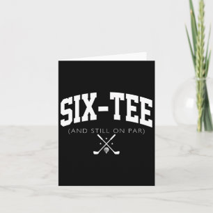 60e verjaardag Golf 60 jaar oud Fore-t-shirt en no Kaart
