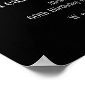 60e verjaardag Golf Cheers Beers Welkom Poster (Hoek)