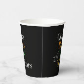 60e verjaardag Golf Proost Beers Zwart Goud Party Papieren Bekers (Rechts)