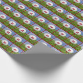 60e verjaardag Golfbal Cadeaupapier (Hoek)