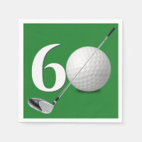 60e verjaardag golfbal en club