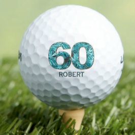60e verjaardag golfballen 60 jaar golfer cadeau
