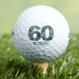 60e verjaardag golfballen 60 jaar golfer cadeau