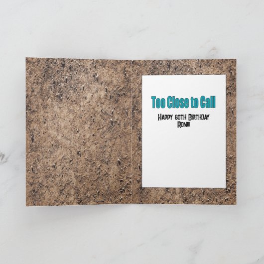 60e Verjaardag Grappig Gezegde Man Cartoon Ouderdo Kaart (Binnen)