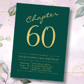 60e verjaardag Green Gold Chapter 60 Kaart