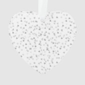 60e verjaardag Harten Confetti Ornament (achterkant)