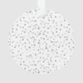 60e verjaardag Harten Confetti Ornament (achterkant)