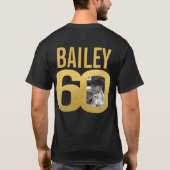 60e verjaardag Het duurde 60 aangepaste gouden fot T-shirt (Achterkant)
