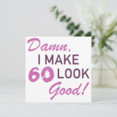 60e verjaardag Humor Kaart (Staand voorkant)