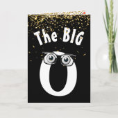 60e verjaardag Humor op zwarte kaart (Voorkant)