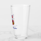 60e verjaardag Humor Pint Glass Glas (Links)