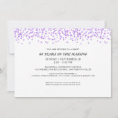 60e VERJAARDAG JAREN IN HET MAKEN VAN Paarse Confe Kaart (Achterkant)