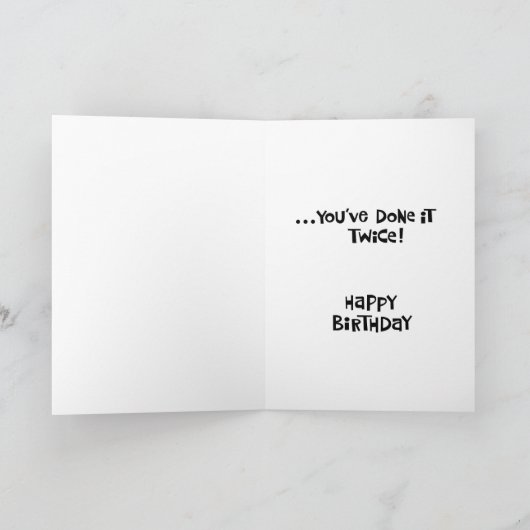 60e verjaardag kaart (Binnen)