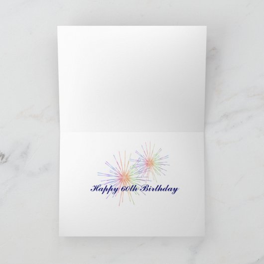 60e verjaardag kaart (Binnen)