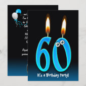 60e verjaardag kaart (Voorkant / Achterkant)