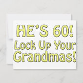 60e verjaardag kaart (Voorkant)