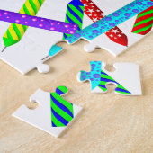 60e verjaardag Kandle Jigzaag Puzzle Legpuzzel (Zijkant)