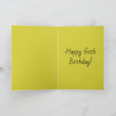 60e verjaardag kattenfeest 60 jaar zestig bedankkaart (Binnen)