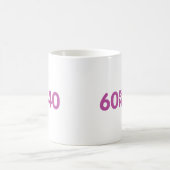 60e verjaardag koffiemok (Center)