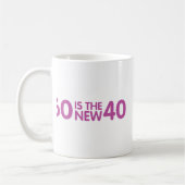 60e verjaardag koffiemok (Links)