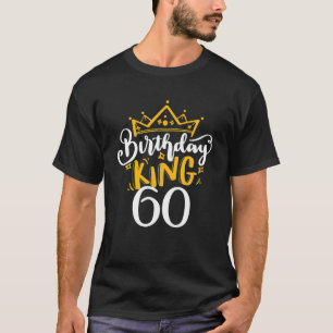 60e verjaardag koning 60 jaar oude feestelijke ide t-shirt