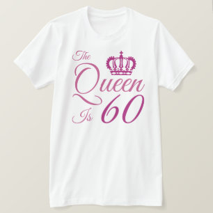 60e verjaardag koningin t-shirt