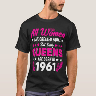 60e verjaardag koninginnen, geboren in grafisch pl t-shirt