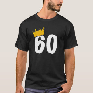60e verjaardag   Kroonkoning Koningin van uw Bday  T-shirt