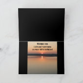 60e verjaardag Laat uw licht schijnen Zon Bijbel Q Kaart (Binnen)