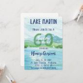 60e verjaardag Lake Weekend Kaart (Voorkant / Achterkant in situ)