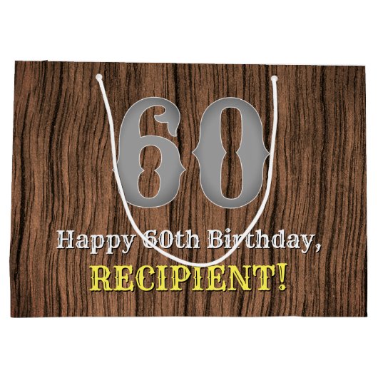 60e verjaardag: Land Western geïnspireerde look, n Groot Cadeauzakje