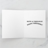 60E VERJAARDAG LEEFTIJD 60 CAKE WENSKAART KAART (Binnen)