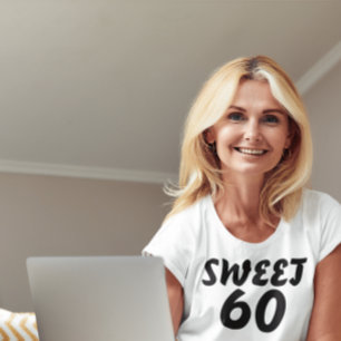 60E VERJAARDAG, LIEVE 60 T-SHIRTS VOOR HAAR