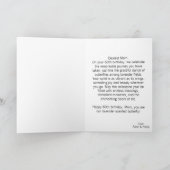 60e verjaardag mam lavendel-geurende vlinder kaart (Binnen)