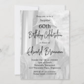 60e verjaardag man moderne stijlvolle foto kaart (Voorkant)