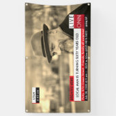 60e verjaardag Mannen Funny TV News Spandoek (Verticaal)