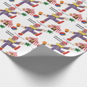 60e verjaardag Mannen nieuwe funny clown epic Amaz Cadeaupapier (Hoek)