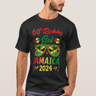 60e verjaardag meisje Jamaica vakantie partij Outf T-shirt