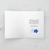 60e verjaardag met Discobal en regenboog van sterr Kaart (Binnen)