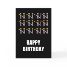 60e verjaardag met kaarsen