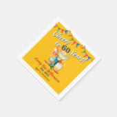 60e verjaardag Mexicaanse Fiesta Proost op 60 jaar Servet (Hoek)