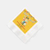 60e verjaardag Mexicaanse Fiesta Proost op 60 jaar Servet (Hoek)