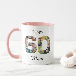 60e verjaardag moeder gepersonaliseerde Instagram  Mok