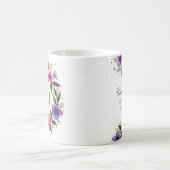 60e Verjaardag Mok – Bloemenkrans met gouden numme (Center)