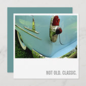 60e verjaardag - niet oud. Classic Kaart (Voorkant / Achterkant)