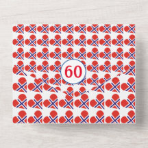 60e verjaardag Noorse Hart vlag rood