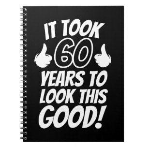 60e verjaardag notitieboek